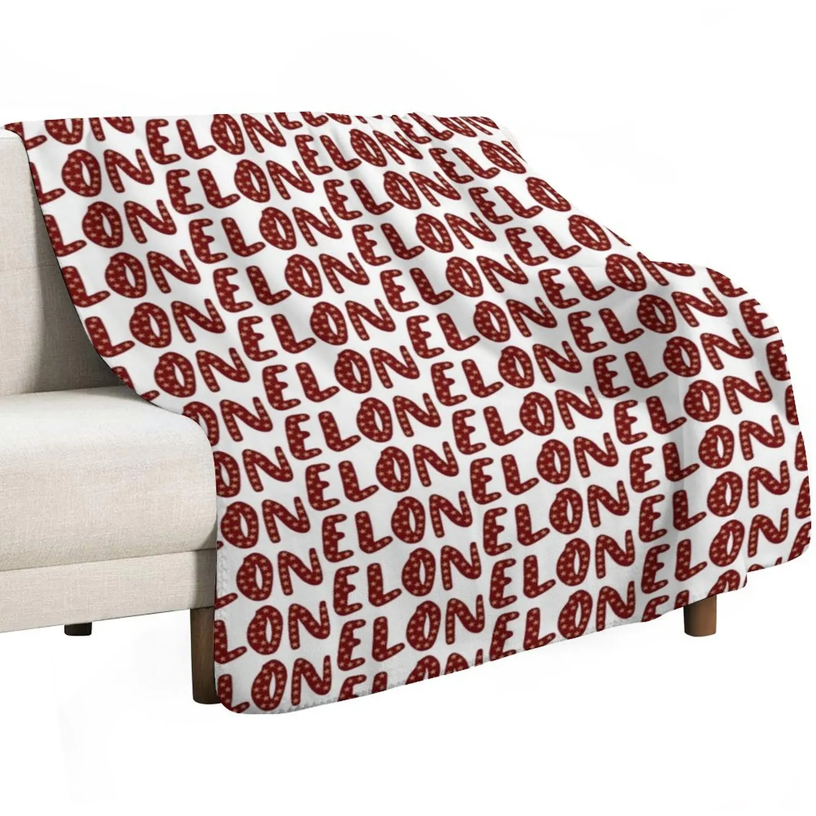 

Elon University Throw Blanket Thin Bed covers Soft Plush Plaid Decorative Beds Blankets