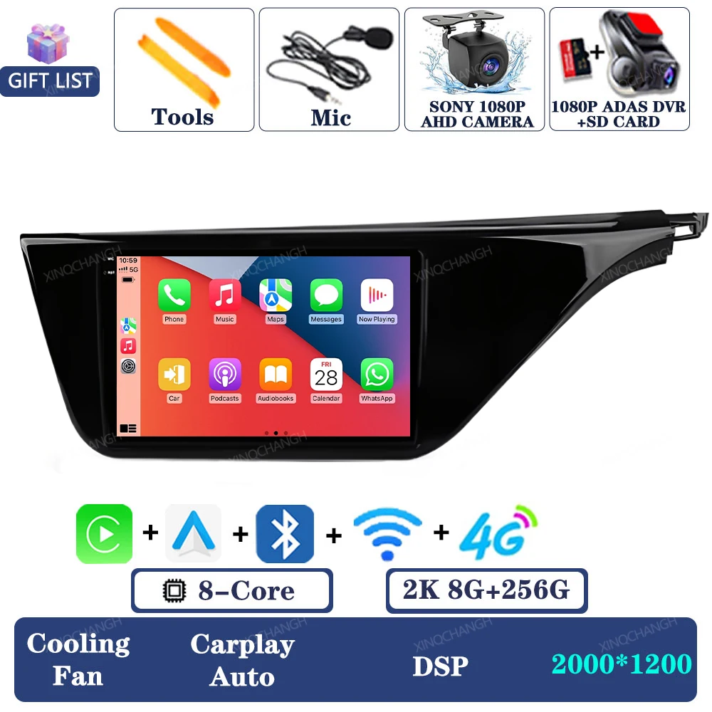 Android 15 Car Radio Carplay Auto For Ford Territory CX743 2019