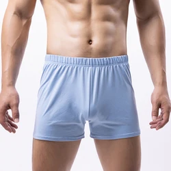 Casual Mens Boxers Cotton Man Underwear Panties Woven Arrow Pants Male Loose Boxer Shorts Homme Pouch Breathable Soft Underpants