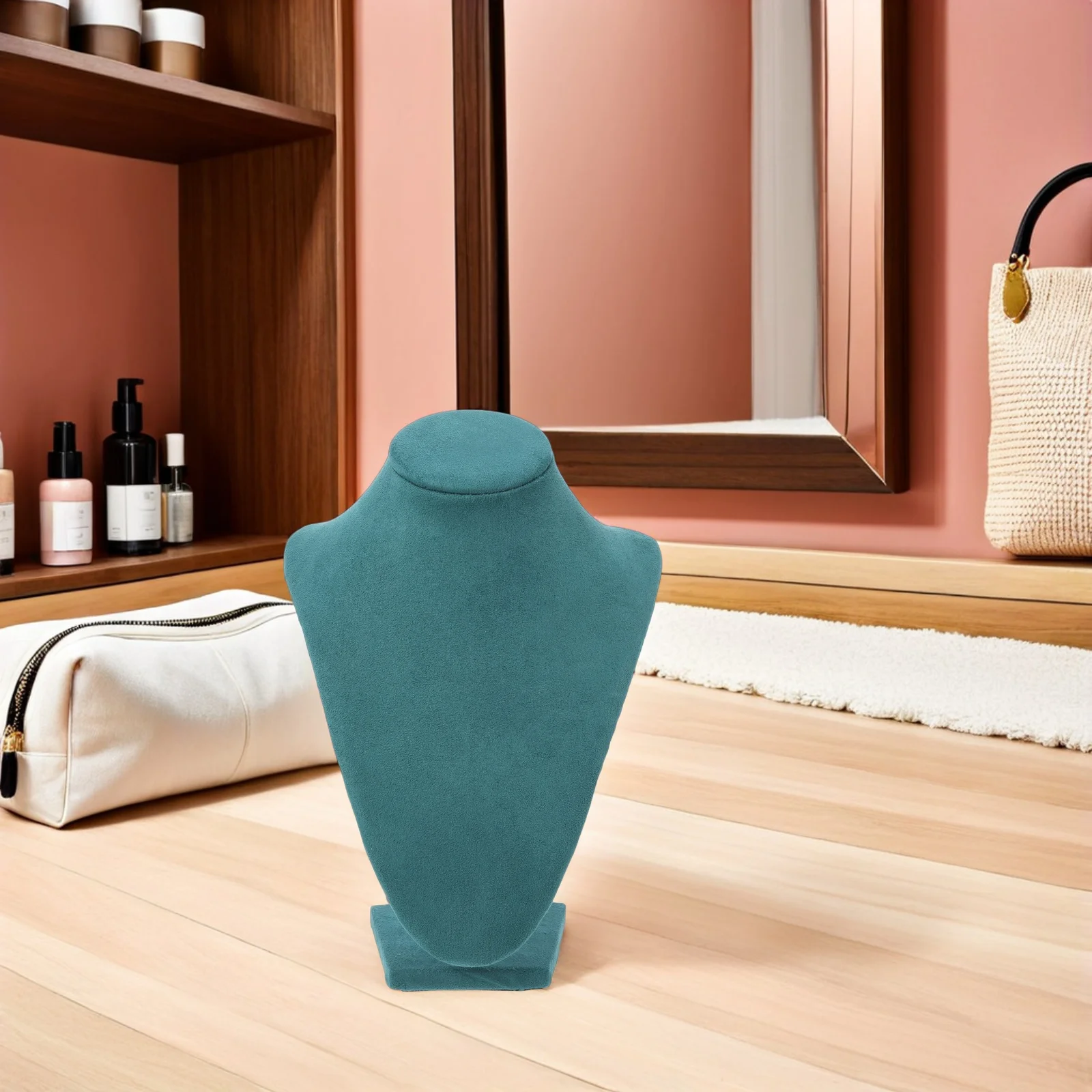 

25Cm Necklace Stand Jewelry Bust Holder For Women Elegant Retail Jewelry Bust Stand​ Retail Organizer Home Store Decoration