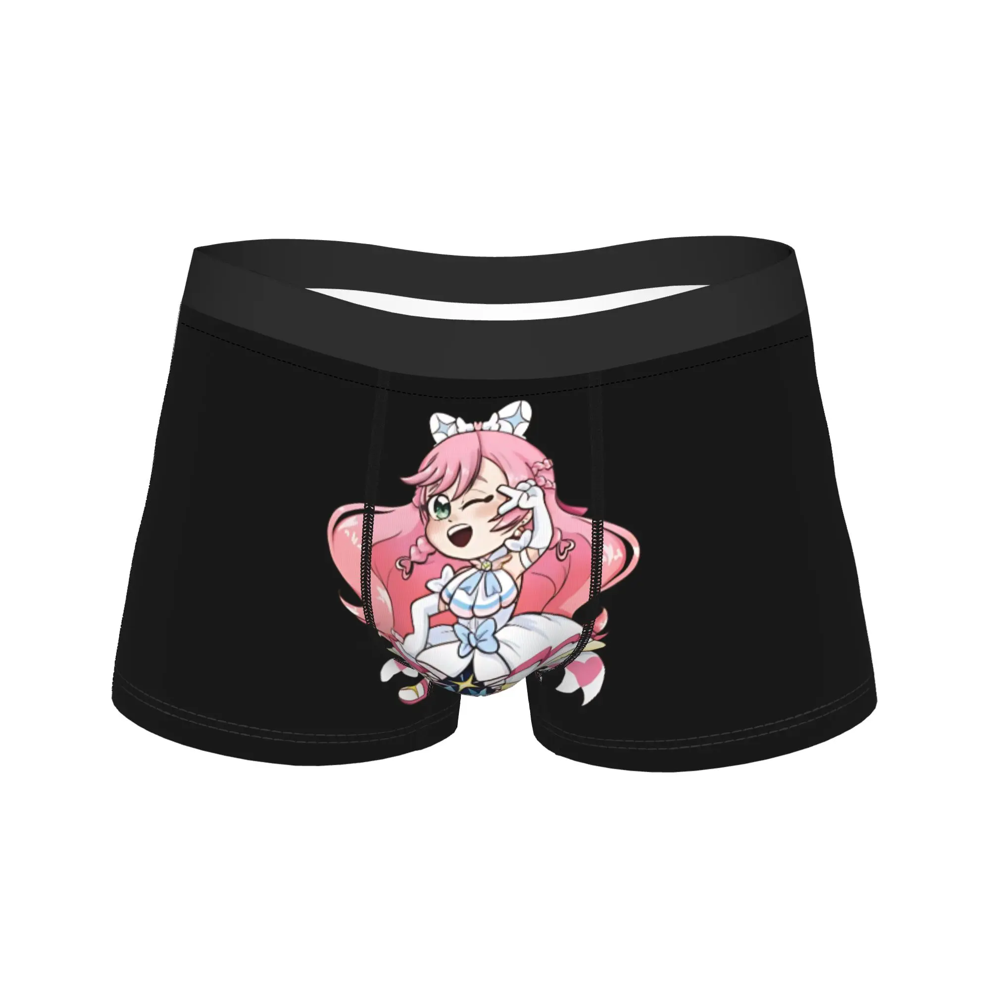 Sky Precure Chibi Cure Prism Underwear  Design Trunk High Quality Males Underpants Novelty Shorts Briefs Gift Idea
