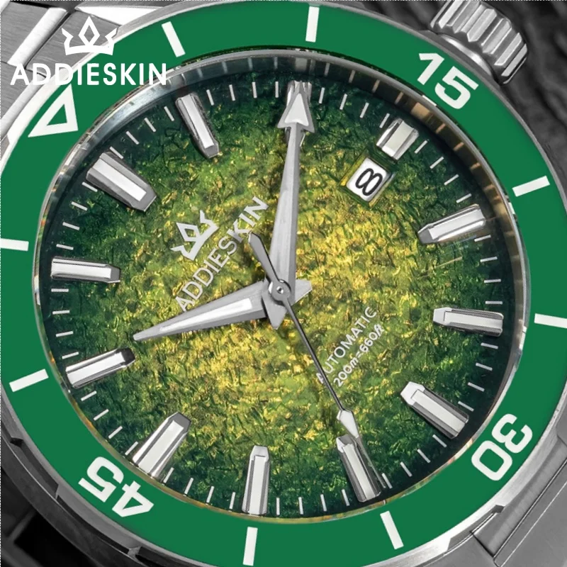 AddiesKIN K005 Japan 9015 Mechanical Automatic Watch BGW9 Super Luminous 20Bar Waterproof Sapphire Glass Men Watch Reloj Hombre