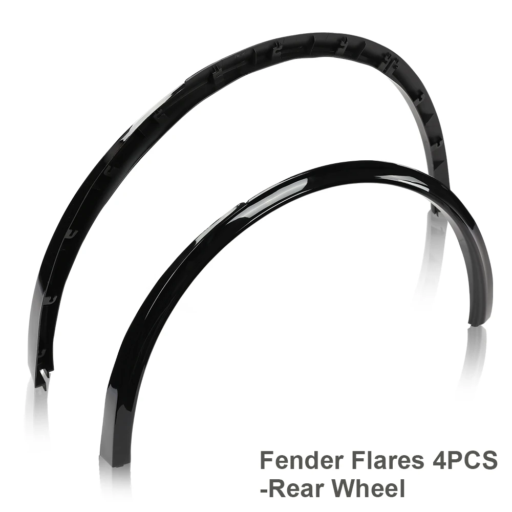 مشاعل الحاجز مناسبة لـ 2020-2024 Tesla Model Y واقي العجلة السوداء نمط طلاء فتحة التهوية