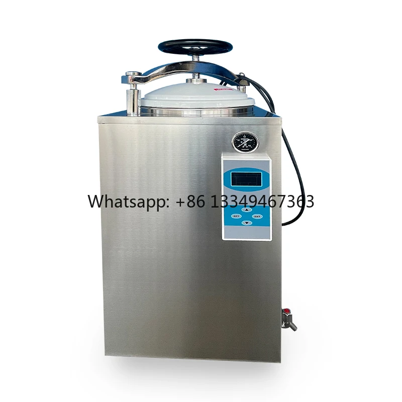 Hot Sale 35L Vertical Electric Laboratory Autoclave CE ISO Certified 2.5Kw AC220V Machine China