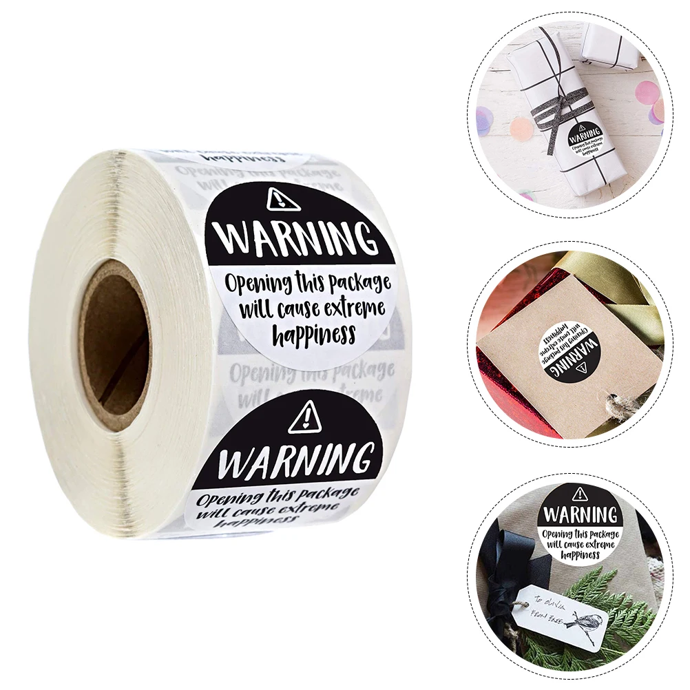 

2 Rolls New Year Stickers Packaging Sealing Holiday Manual Self-adhesive Paper Wrapping Envelope Seals
