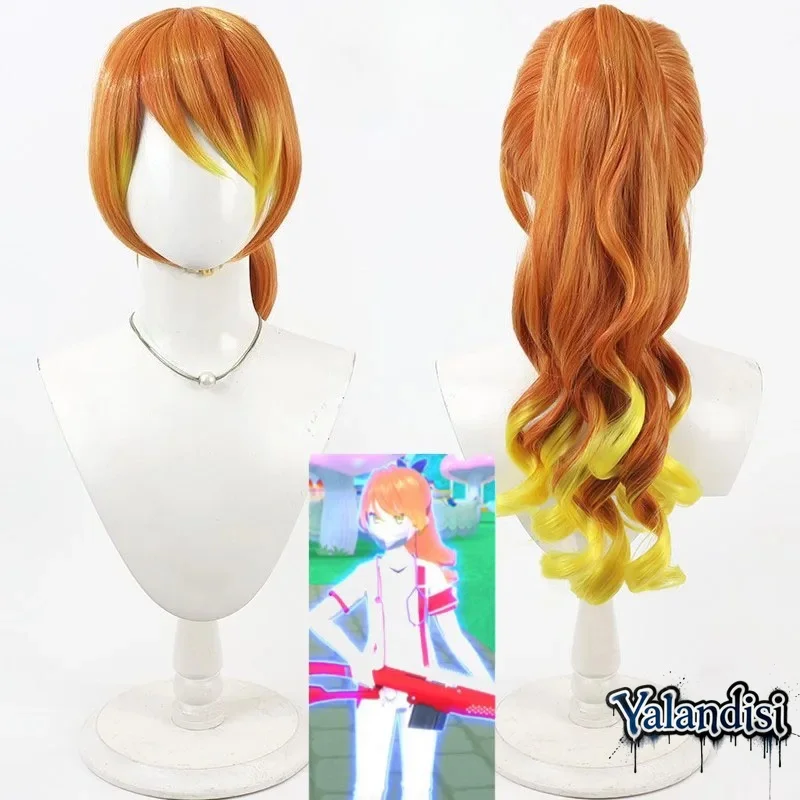 Yalandisi& Anime Battle Talent Analysis System AI Emotional Underachiever Cosplay Wig Halloween Carnival Party Props Synthetic