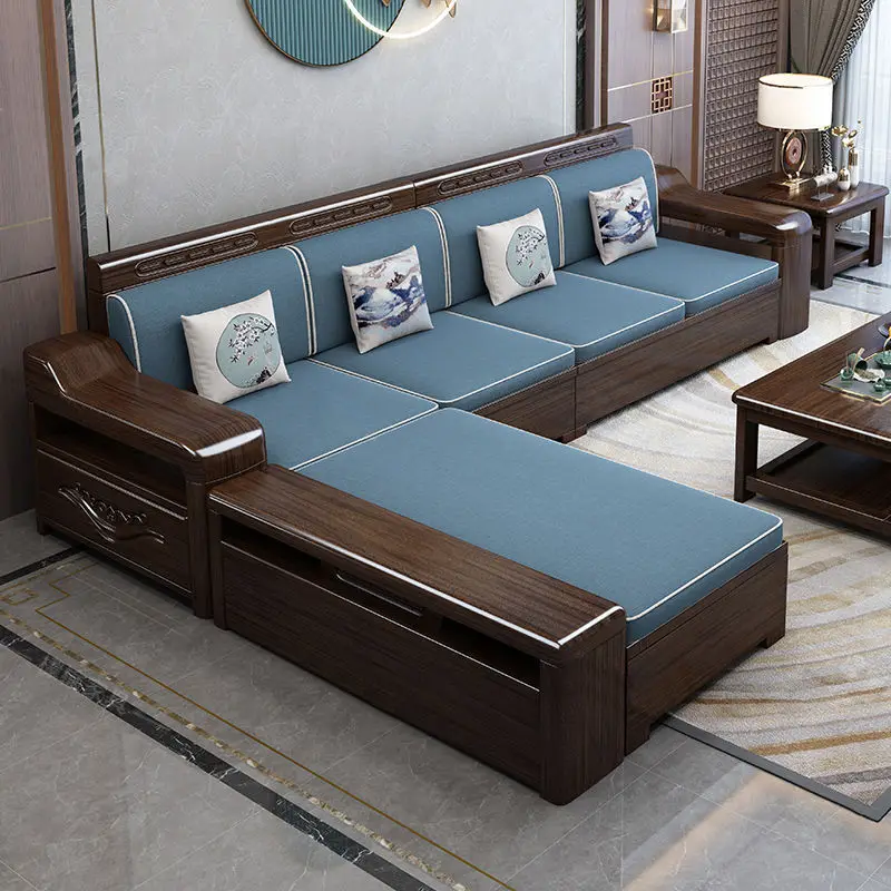 Solid wood household living room small apartment furniture winter and summer combination drawer dual-purpose storage