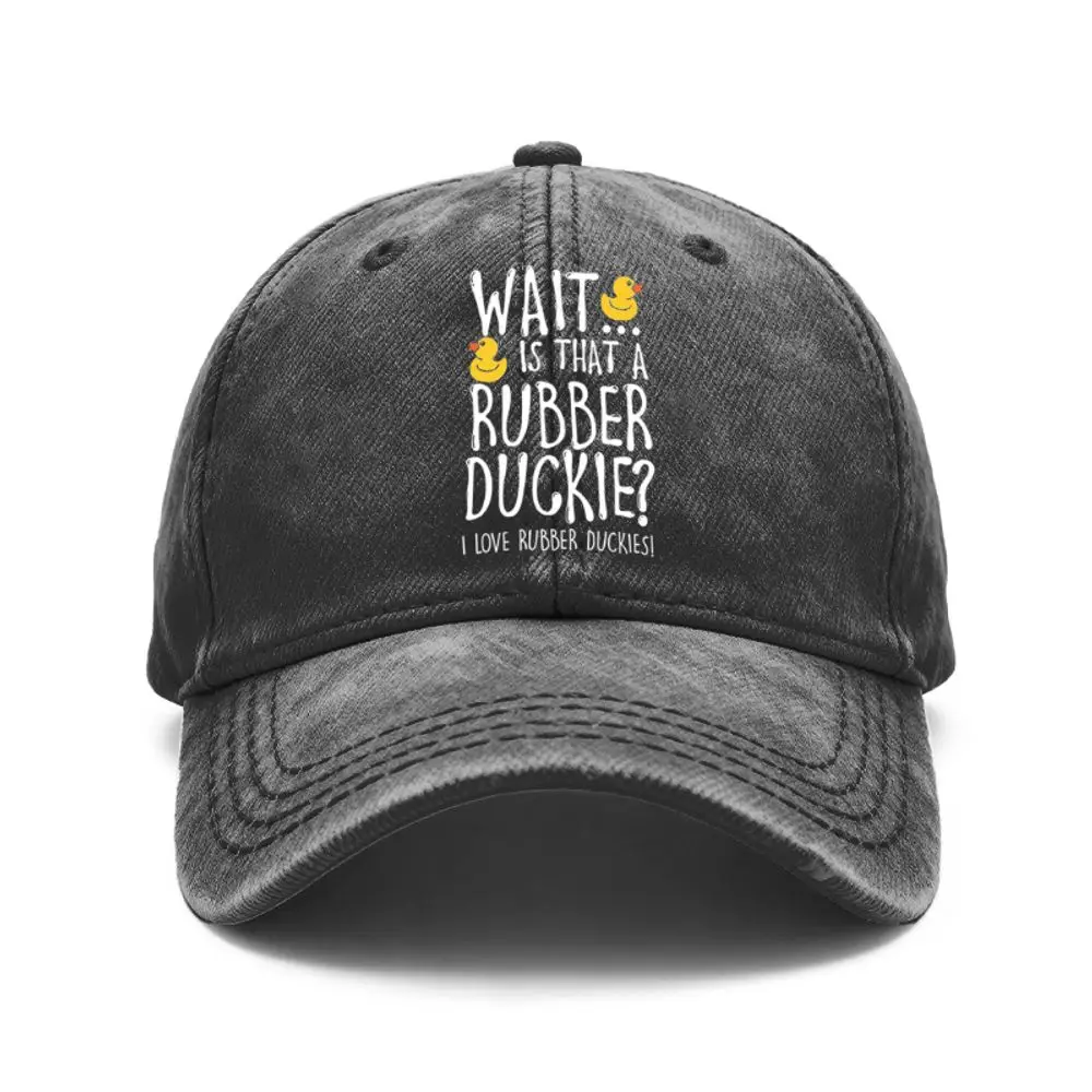 1 Vintage Washed Unisex Baseball Cap, Duck-Themed, with Fun Quote Print, Adjustable, Suitable for Outdoor Activities and Casual Wear, Gift for Men and Women