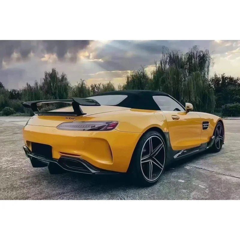 Runde قطع غيار السيارات ل 2014-19 GT GTS ترقية IMP نمط طقم الجسم سيارة الوفير الجبهة الشفاه الجانب تنورة المفسد هود #3