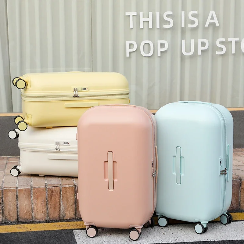 

Fashion Rolling Luggage Travel Suitcase Fresh Color Scheme Trunk Large Capacity Suitcases Silent Universal Wheel luggage