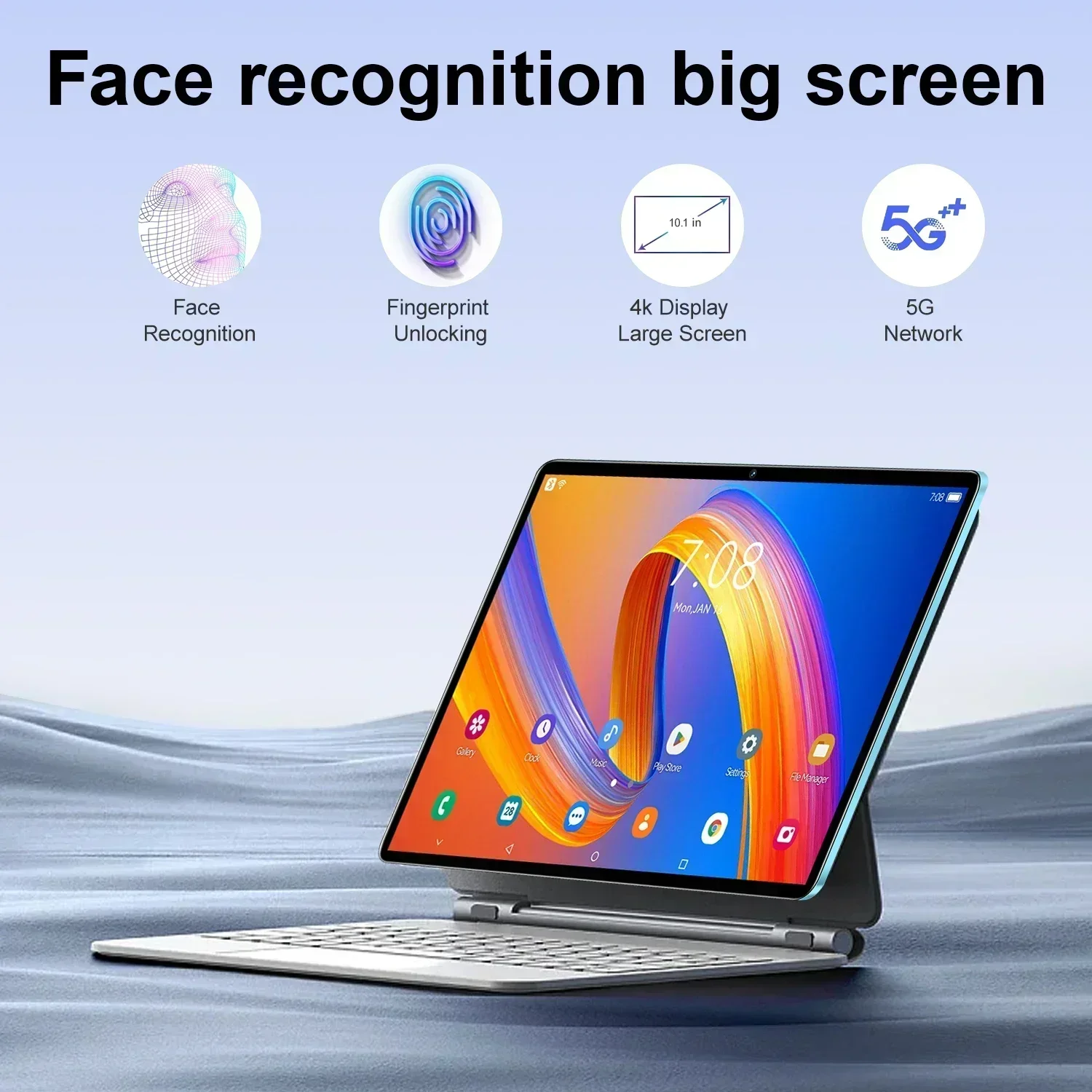 New Pad 6 Pro Android Tablet 10.1 Inch 5G Dual SIM Card or WIFI Original Tablets PC 16+1T with Keyboard For Work Global Tablette