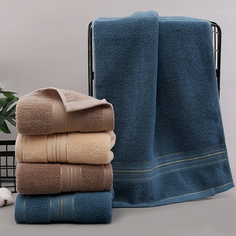 Thickened Absorbent Towel Cotton Quick Absorbent Soft Quick Dry Face Towel Drying Bathrobe Home Bathroom Textile