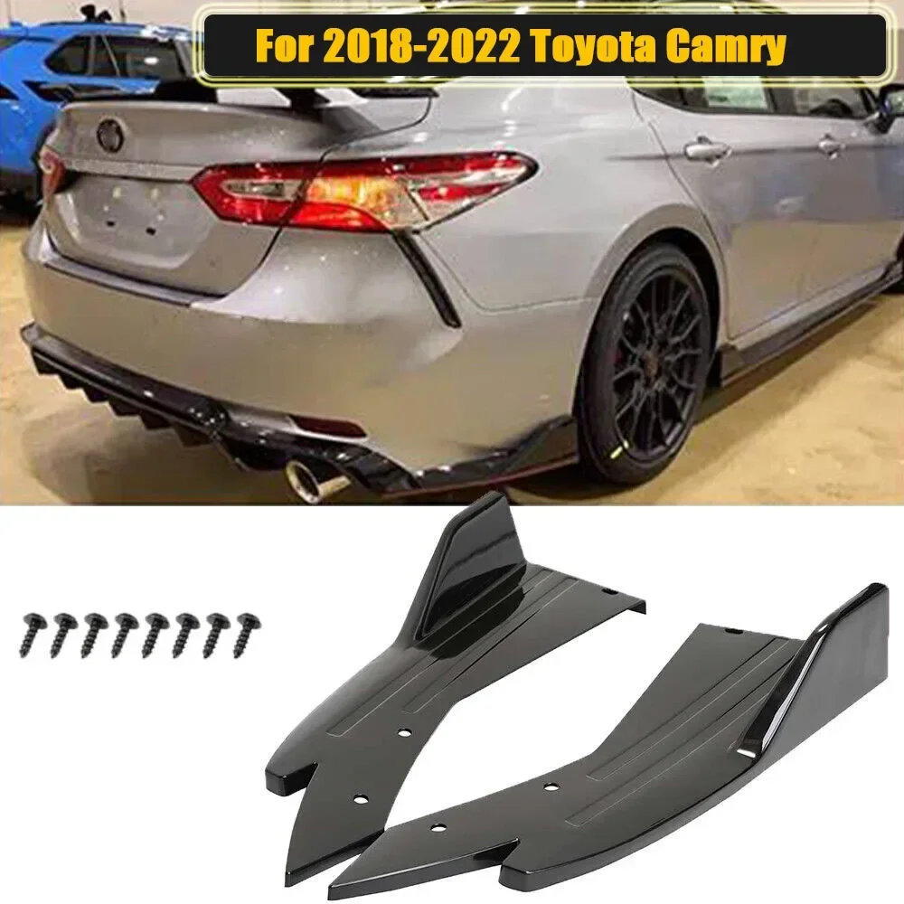 

Universal For 2018-2022 Toyota Camry Rear Bumper Protector Canards Splitter Side Skirt Guard Body Kits Car Accessories 48cm