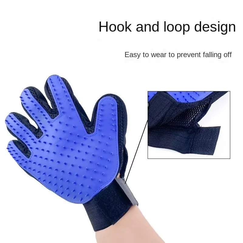 قفاز الحيوانات الأليفة القط الاستمالة قفاز القط الشعر فرشاة إزالة الشعر قفازات الكلب مشط للقطط حمام مزيل الشعر فرشاة تدليك نظيفة للحيوان