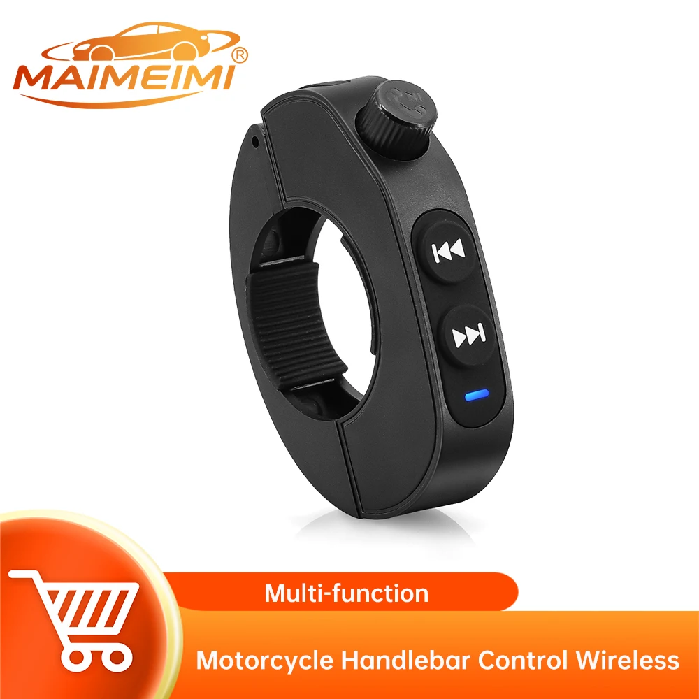 Motorcycle Handlebar Control Wireless Hands-free Calls Remote Control type-c charging Multi-function Steering Wheel Control