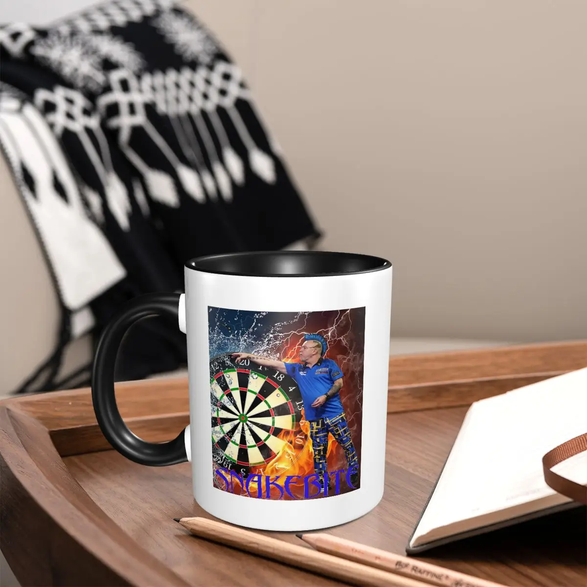 Peter Wright Snakebite Graphic Mug Funny Ceramic Coffee Cups Tea Mugs Milk Cup Drinkware Gifts for Woman Man