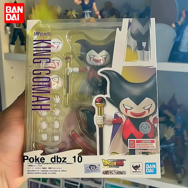 

BANDAI SHF Dragon Ball KING GOMAN Son Goku Mini Daima Аниме Фигурка 100% оригинал Коллекционная модель игрушки в подарок