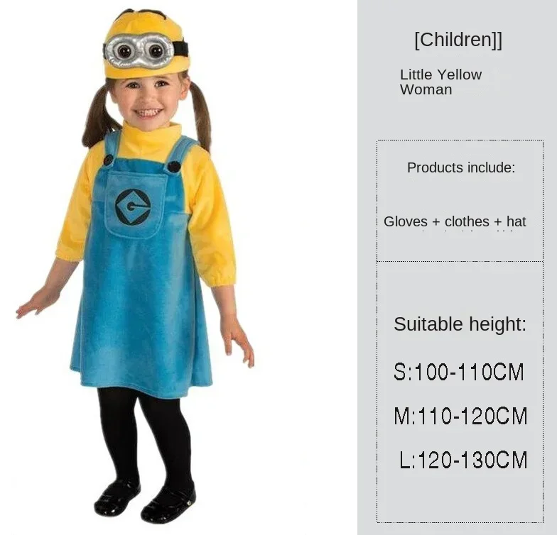 Children\'s Halloween Costumes Minions Cosplay Costumes Anime Cartoon Despicable Me Costumes Anime Cosplay