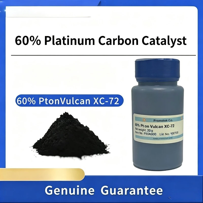 20% Pt on Vulcan XC‑72 Premetek Pt/C Catalyst 5% 10% 40% 60% 70% Multiple Concentrations Optional