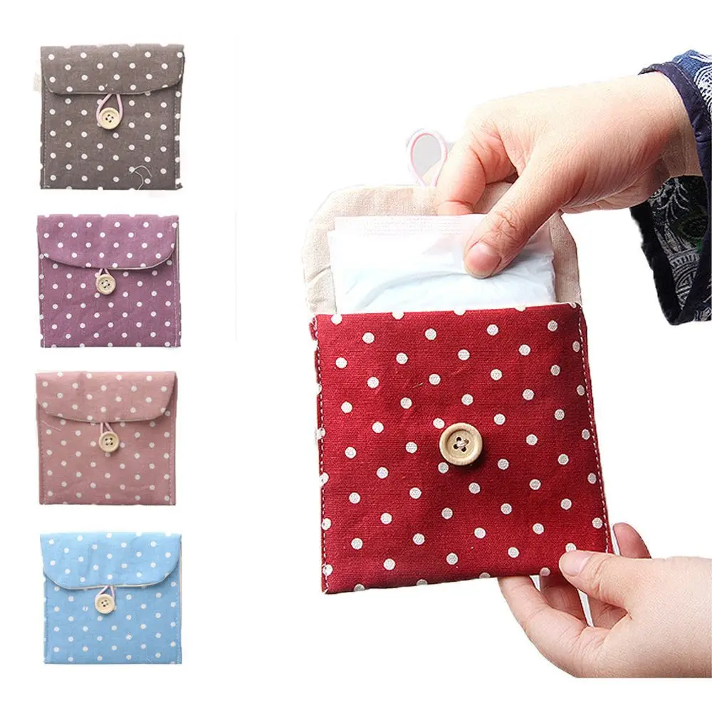 Удобная-дорожная-портативная-сумка-для-хранения-гигиенических-салфеток-органайзеры-в-горошек