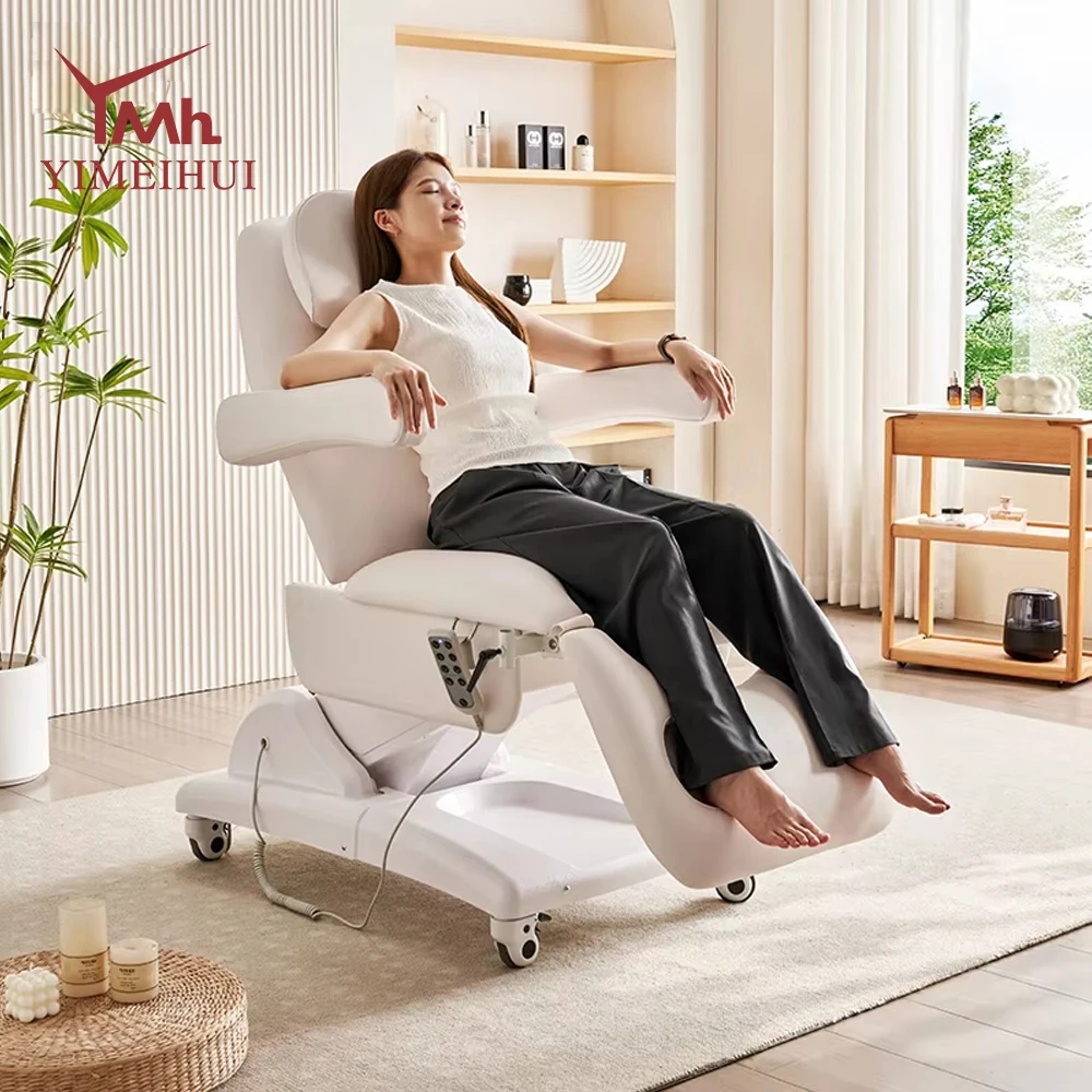 ذكي التحكم عن بعد تدليك كهربائي 3 محركات طاولة فحص أمراض النساء الكهربائية #4