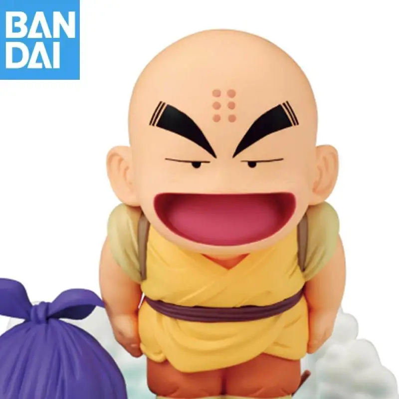100% 오리지널 반다이 나무코 반프레스토 드래곤 볼 히스토리 박스 크릴린 데스크탑 장식품 PVC 애니메이션 피규어 모델 수집가 장난감 선물
