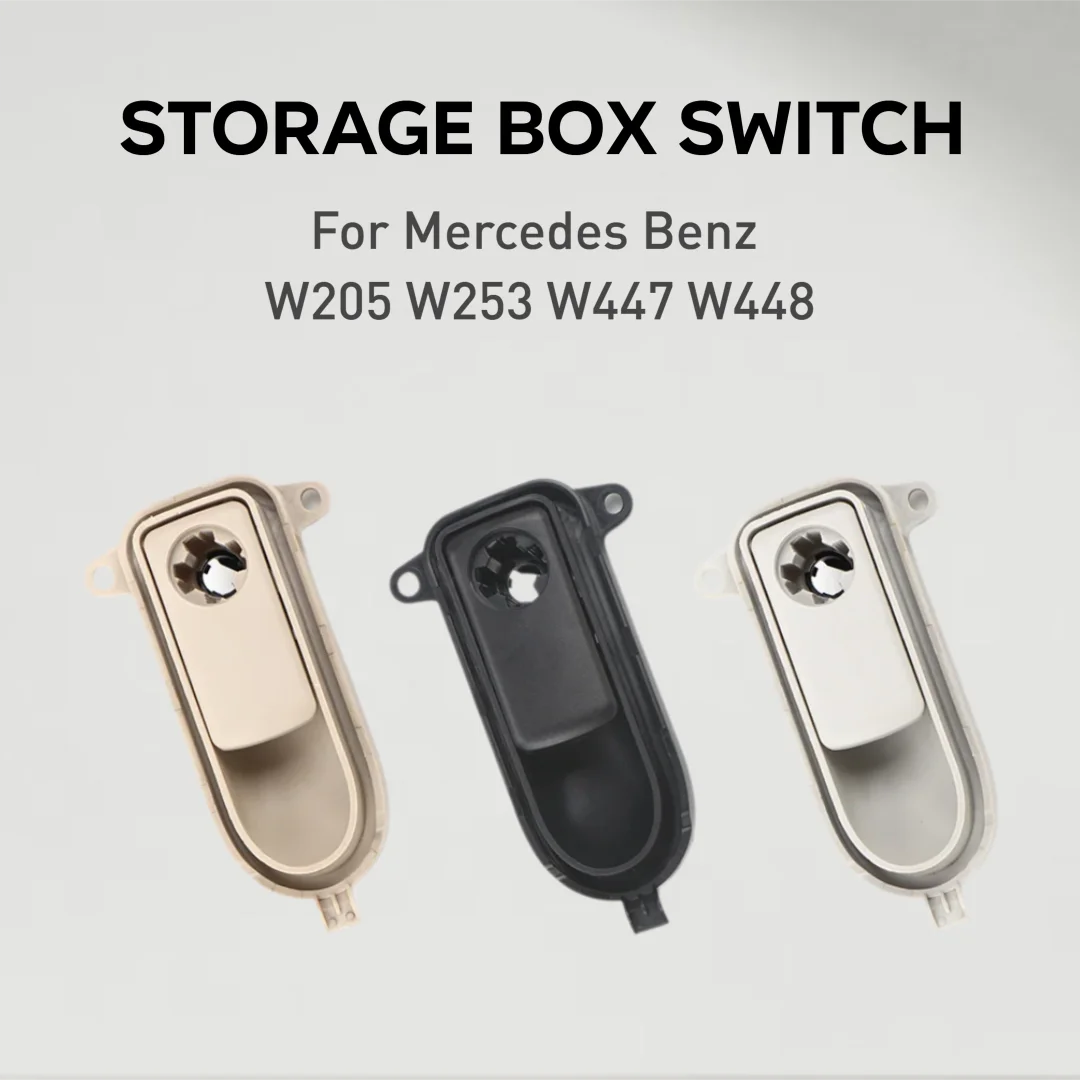 Car Glove Box Switch Handle Toolbox Compartment Lid Grip Lock For Mercedes BENZ C GLC V Class W205 W253 W447 W448 C200 GLC260