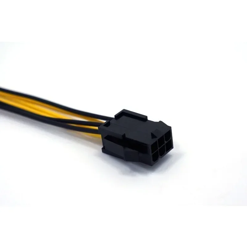 

Шнур питания 6PIN на 8PIN, 18 см, кабель преобразователя мощности PCI Express для видеокарты GPU, кабель питания PCIE PCI-E, компьютерные аксессуары