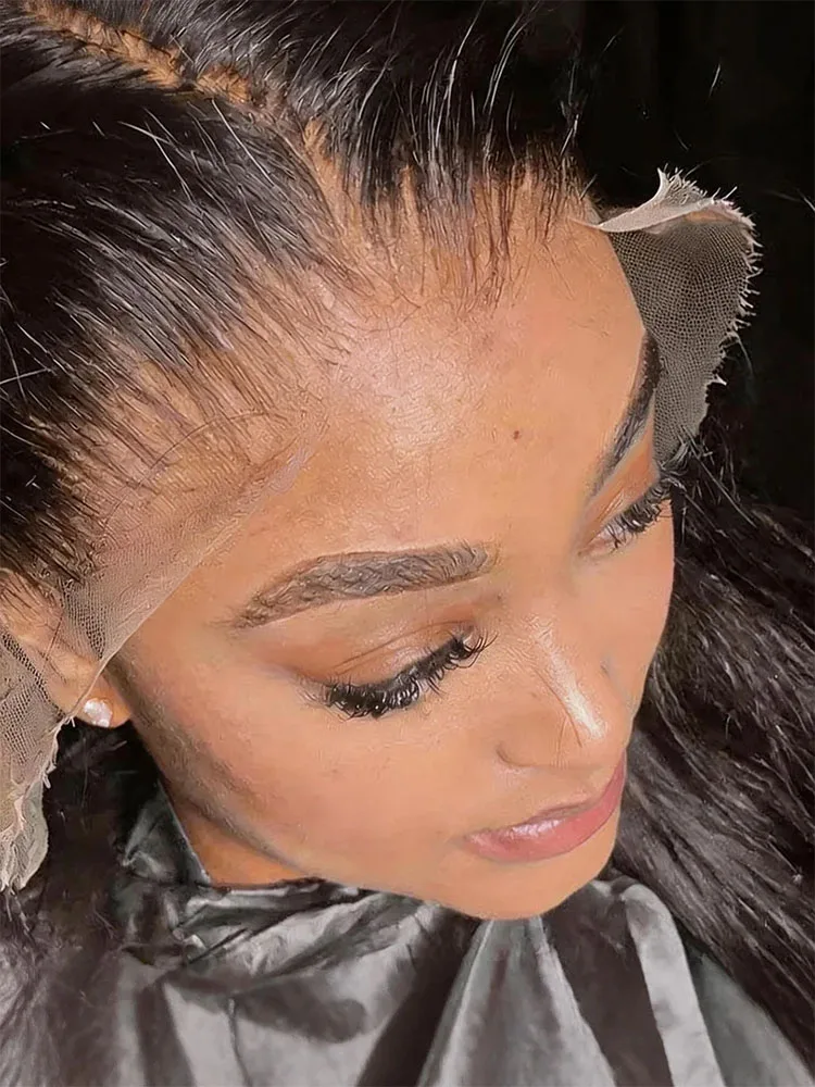 

Hd Lace Frontal Wig 13x4 13x6 Lace Front Wig Human Hair 30 40 Inch Peruvian Hair Bone Straight Transparent Glueless Human Hair Wigs for Black Women Local 3-5 Days Delivery