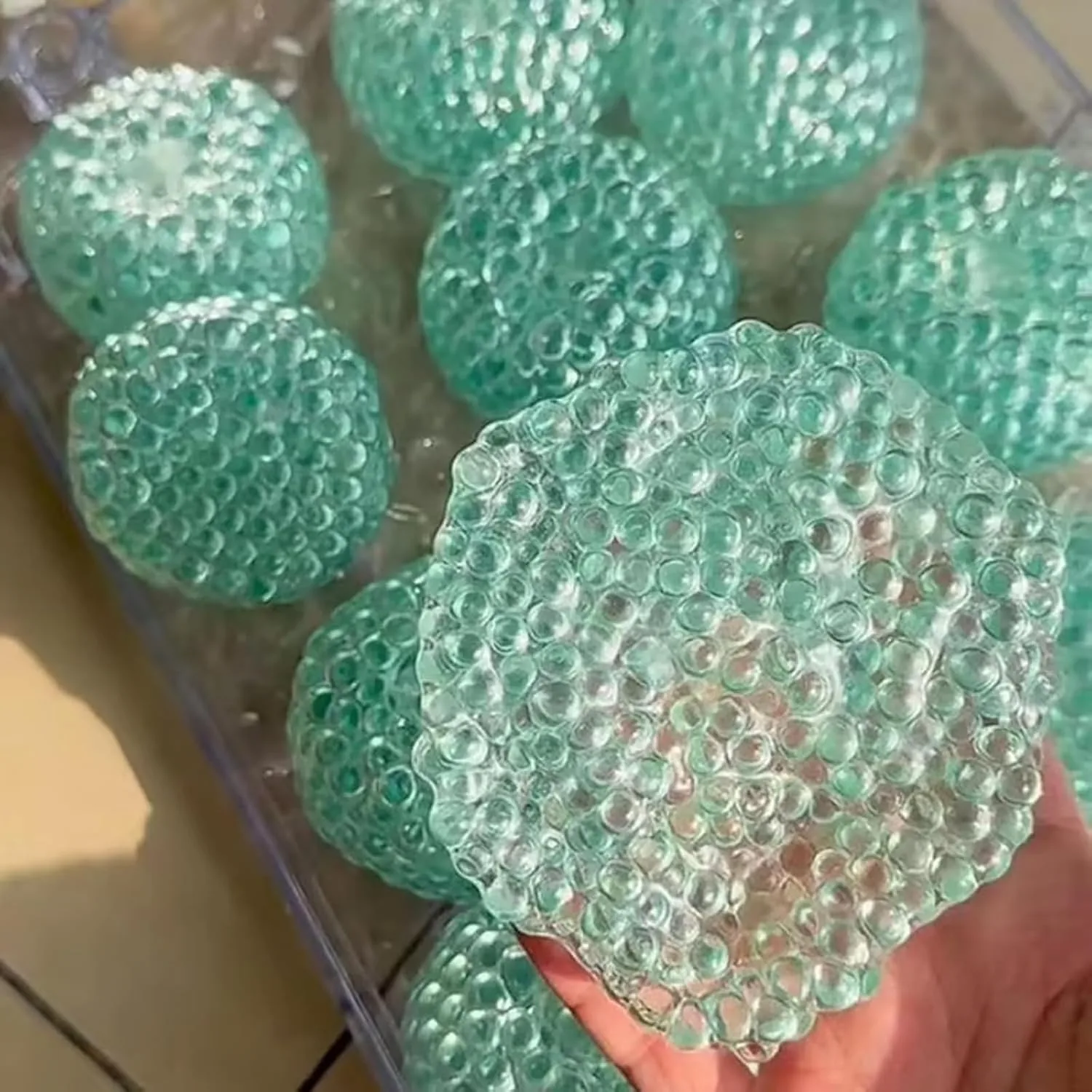 Bola Pelepas Tekanan Buatan Tangan Bola Pereda Stres untuk Tangan Bola Stres Renyah Mainan Bola Remas Dewasa untuk Wanita Pria