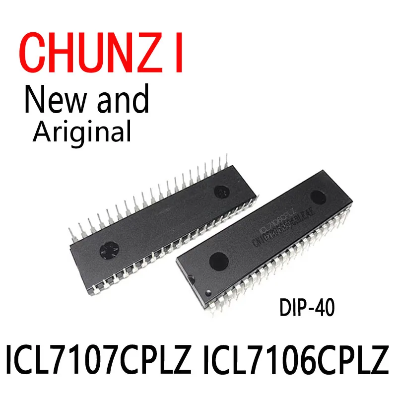 2pcs New and Original IC ICL7106 7106CPLZ ICL7107 ICL7107CPL DIP-40 ICL7107CPLZ ICL7106CPLZ