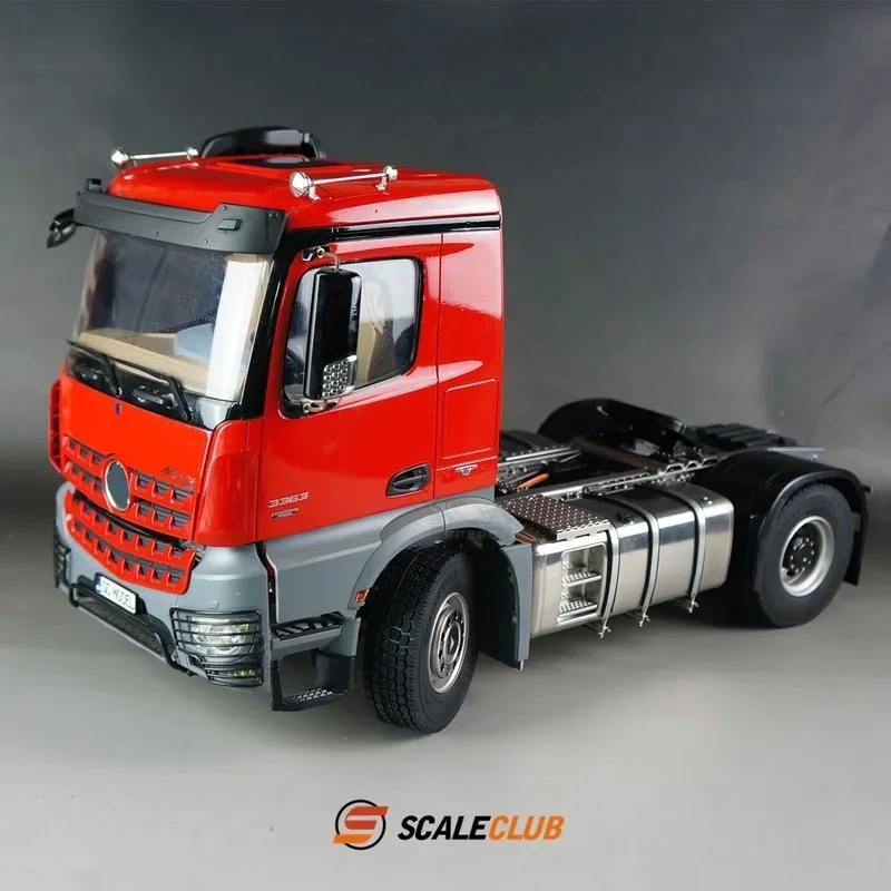 Scaleclub Model  1/14 For Mercedes Benz 3363 AROCS 4x4 4x2 Full Metal Chassis For Tamiya  RC Trailer Tipper Car Diy Parts