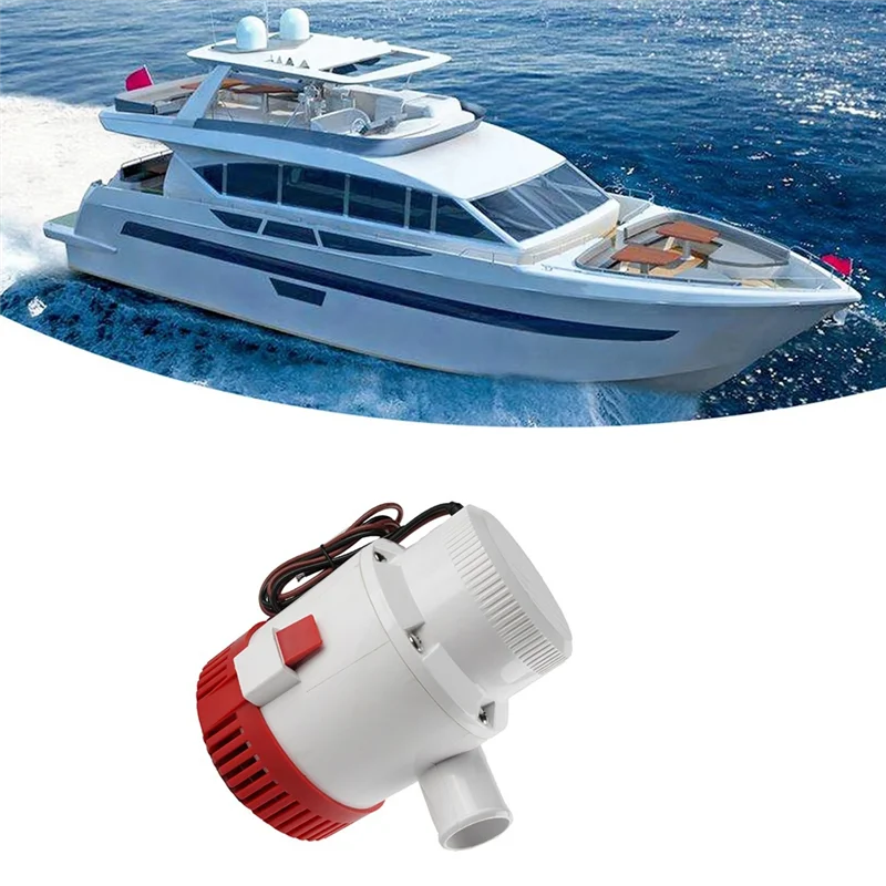 

G3500 01 3500GPH 12 Volt Submersible Bilge Pump For Marine Boat Yacht Accessory Applications