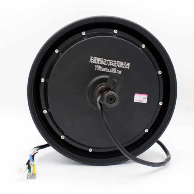 

12 Inch 72V High Power Brushless Dc Hub Bldc Motor 2000W For Electric Motorcycle