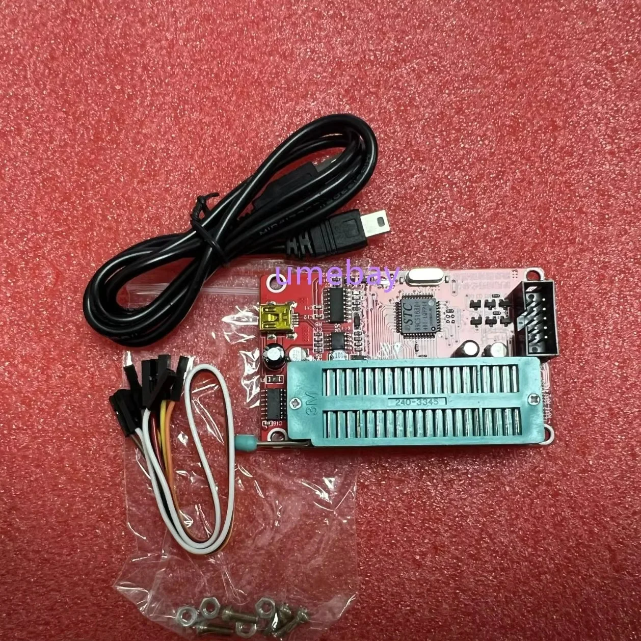 1 piece, STC89C52  programmer 51 microcontroller 24/93 storage chip burner AT89C52 downloader SP200S