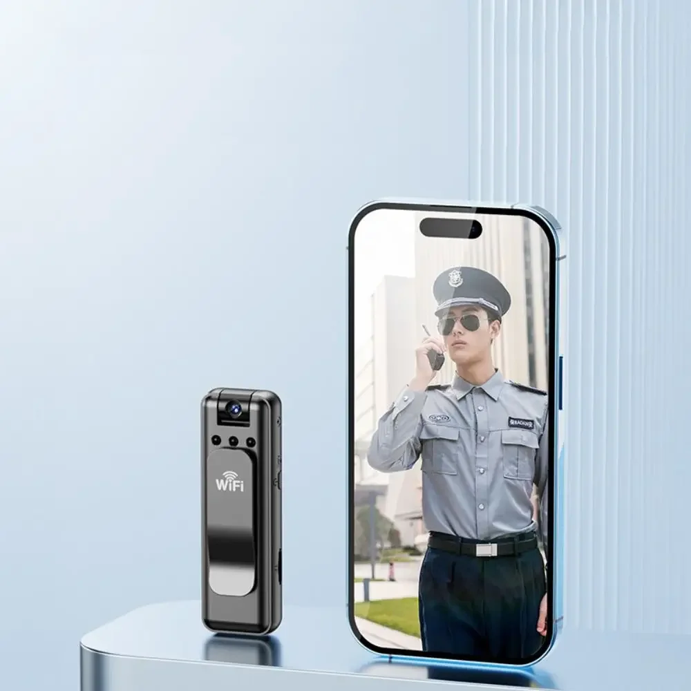 HD 1080P كاميرا صغيرة للجسم محمولة صغيرة مسجل فيديو رقمي BodyCam الأشعة تحت الحمراء للرؤية الليلية كاميرا فيديو مصغرة مع بطاقة TF