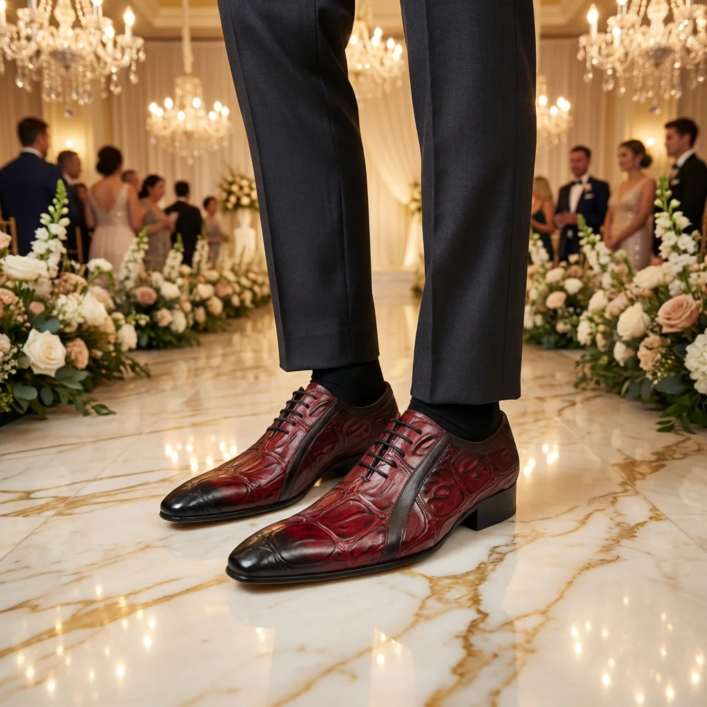 Wholesale Price Wedding Party Dress Leather Shoes High Grade Cowhide Pure Leather Classic Comfortable Formal Fashion Shoe Man