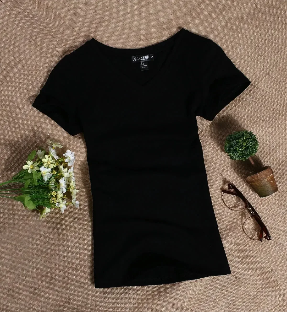 MRMT 2026 Women\'s T Shirt Women Short Sleeved Slim Solid Color Simple Pure Tee Womens T-Shirt For Female Women T shirts