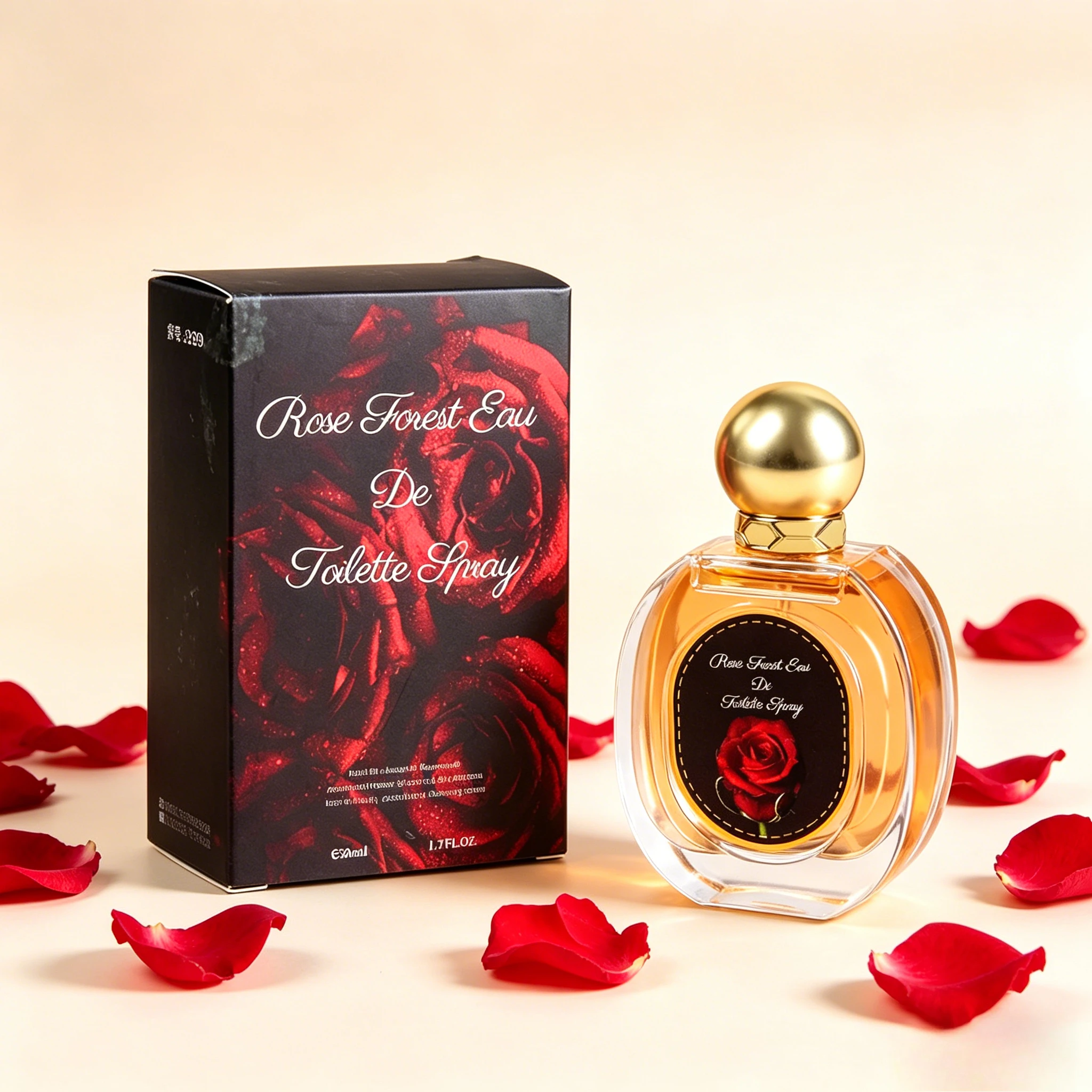 

Rose Forest Women Perfume Fresh Light Elegant Scent Floral Fruity Notes Long Lasting Fragrance 50ml For Young Ladies Summer