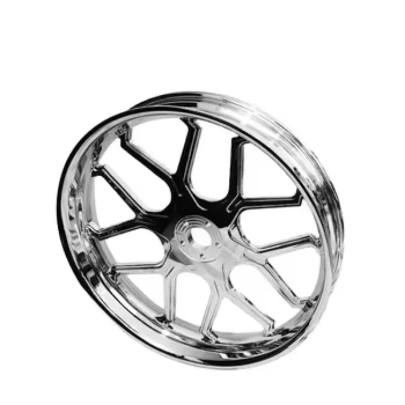High-End Custom Motorcycle Rims Made In China2017 Travel Model 2018 Soft Tail Model Top Forged Aluminum T6 Anodized Black 3 Whee