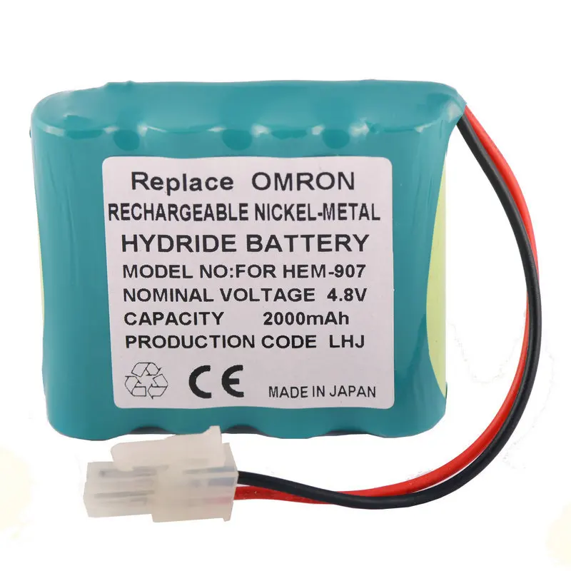 Sphygmomanometer Battery for Omron Healthcare 48H907N,HEM-907,HEM-907-PBAT,HEM-907XL  48H907N-AU