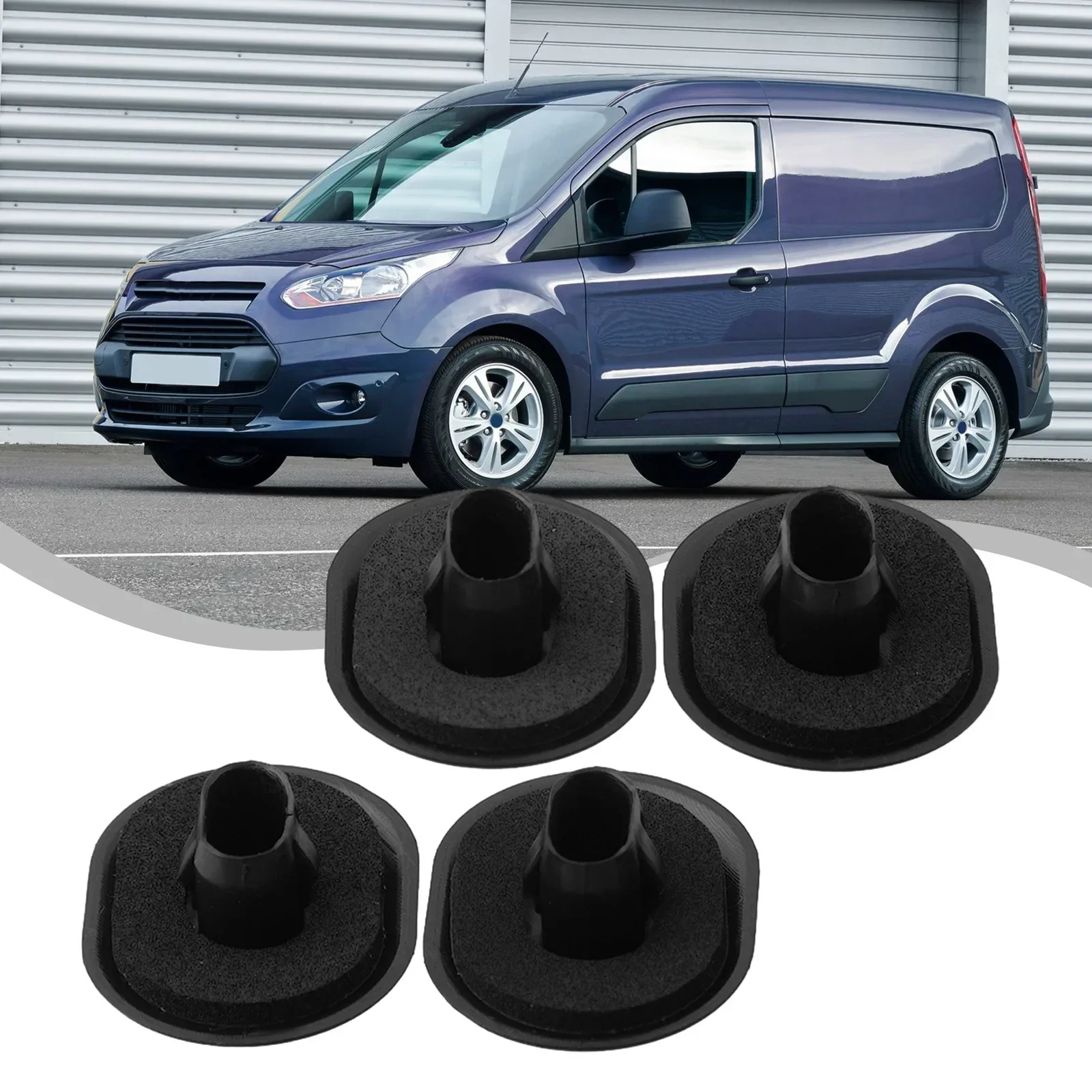 Stop Water Ingress  Vehicle Safety 4x FOR FORD FOR TRANSIT CONNECT 2014+ REAR SECTION ROOF RACK GROMMET PLUG CAP