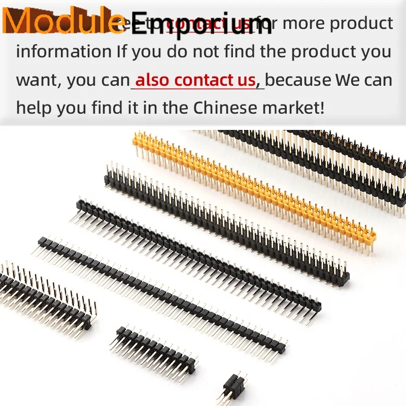 Embase de broche à double rangée simple, douille 600, embase de broche 2mm, 2.0mm