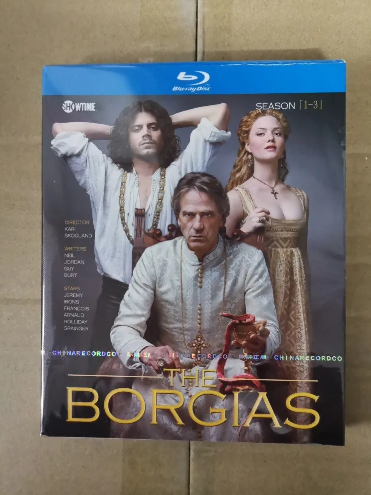 

BD Blu-ray диск: Классический американский телесериал «Боргиа», сезоны 1-3, 4-дисковый бокс-сет в высоком разрешении