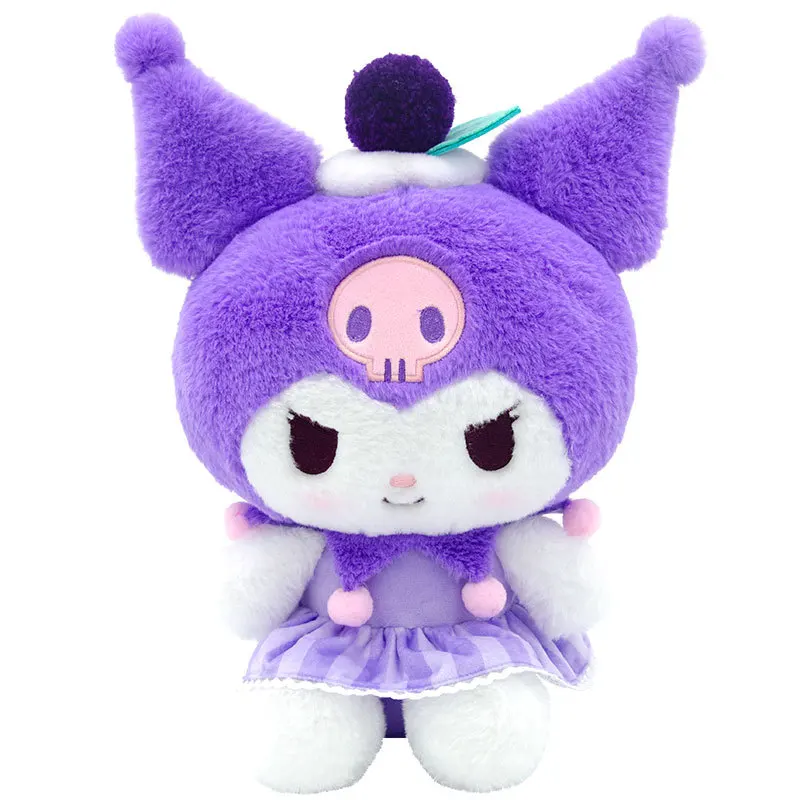 Sanrio Plush Doll Good Mood Series Cartoon Kuromi My Melody Hangyodon Cute Plush Toy Throw Pillows Room Decoration Birthday Gift