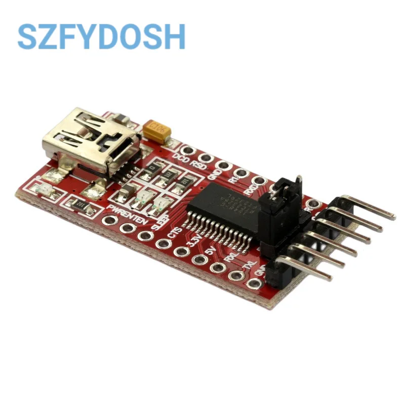 FT232RL FTDI USB 3.3V 5V a TTL Módulo adaptador serie FT232 Pro Mini USB a TTL 232