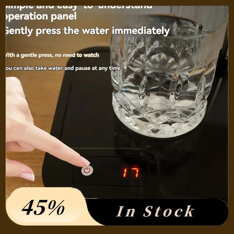 

A60Z верхняя столешница портативный электрический насос для бутылки с водой Type-C перезаряжаемый настольный диспенсер для воды для домашнего офиса