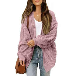 Autumn and Winter Jacket Women 2024 New Fashion Solid Color Loose Casual Wind Female Cardigan Shawl Long Sleeve Top Commute
