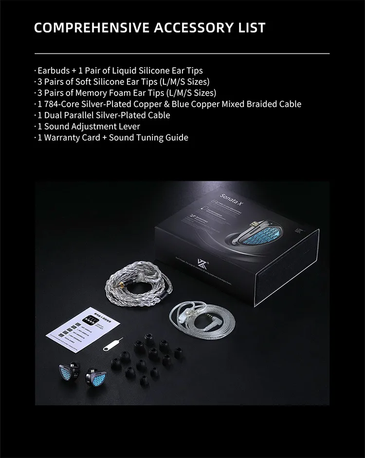 Vorbestellung: KZ Sonata X Flagship 28BA In-Ear-Monitor mit HiFi-Audioqualität auf Flaggschiffniveau – Detail 16