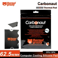 Almohadilla térmica Grizzly Carbonaut 62,5 W/mk, almohadilla térmica reutilizable de alta conductividad térmica, CPU/GPU, placa base, almohadilla térmica de silicona